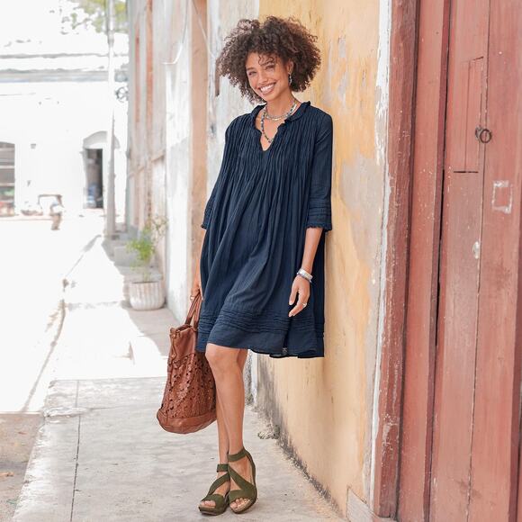 Sundance JP and Mattie Womens Dress Seafoam Size S Crinkle Cotton Cottagecore - Picture 15 of 15